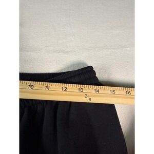 Bill Blass Sweatpants Mens L Black  Elastic Waist Cotton Blend Lounge